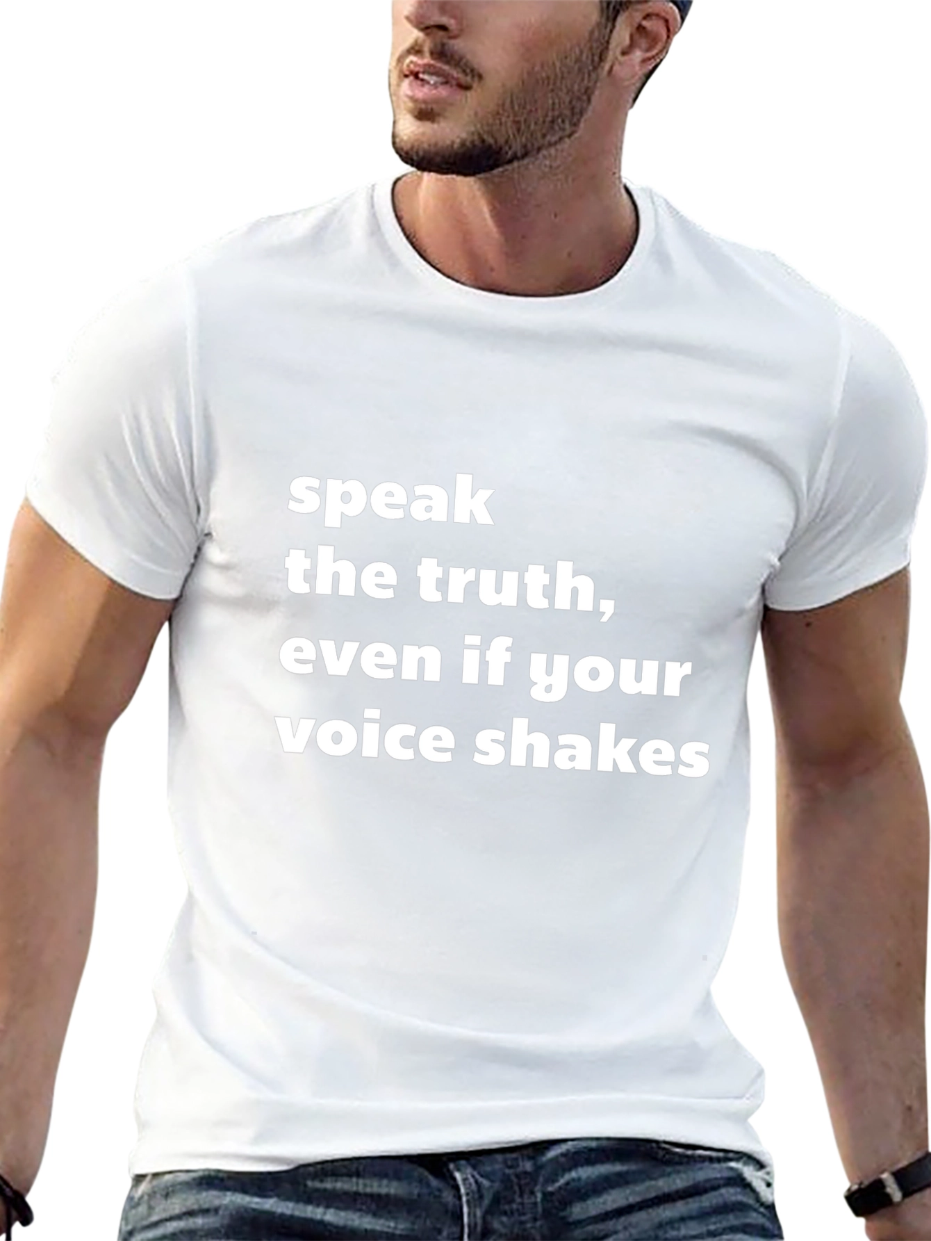 Truth Speak Tee - Motivational Black T-Shirt