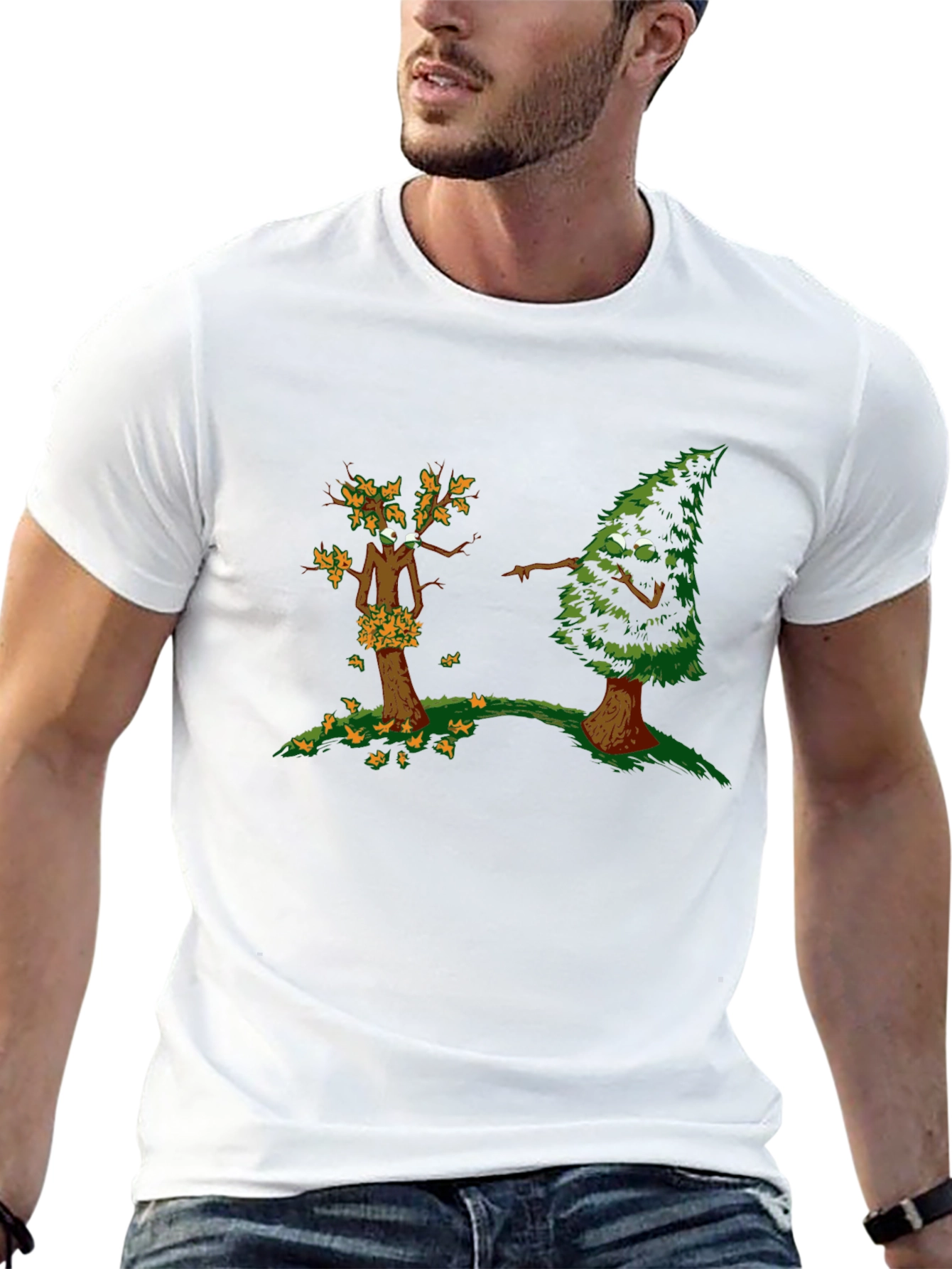 Funny Tree Pun Graphic T-Shirt