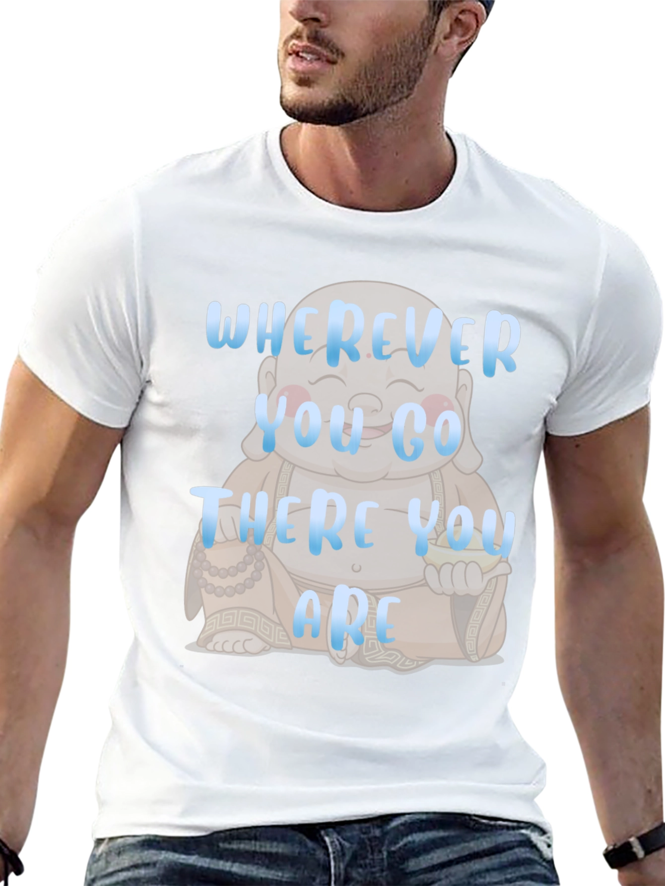 Buddha Quote Graphic T-Shirt - Relaxed Fit