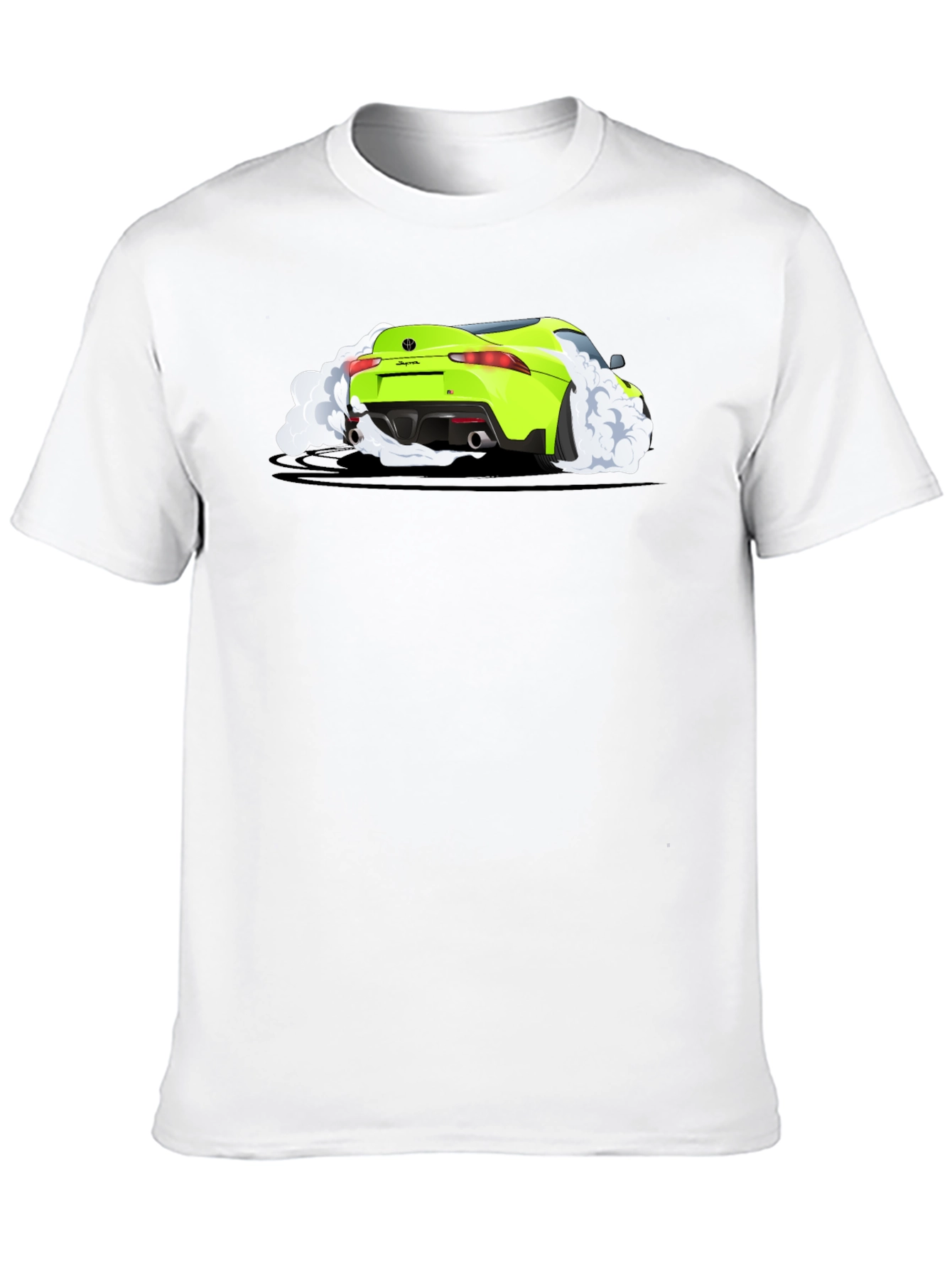 Supra Burnout Tee - Black Cotton Graphic T-Shirt