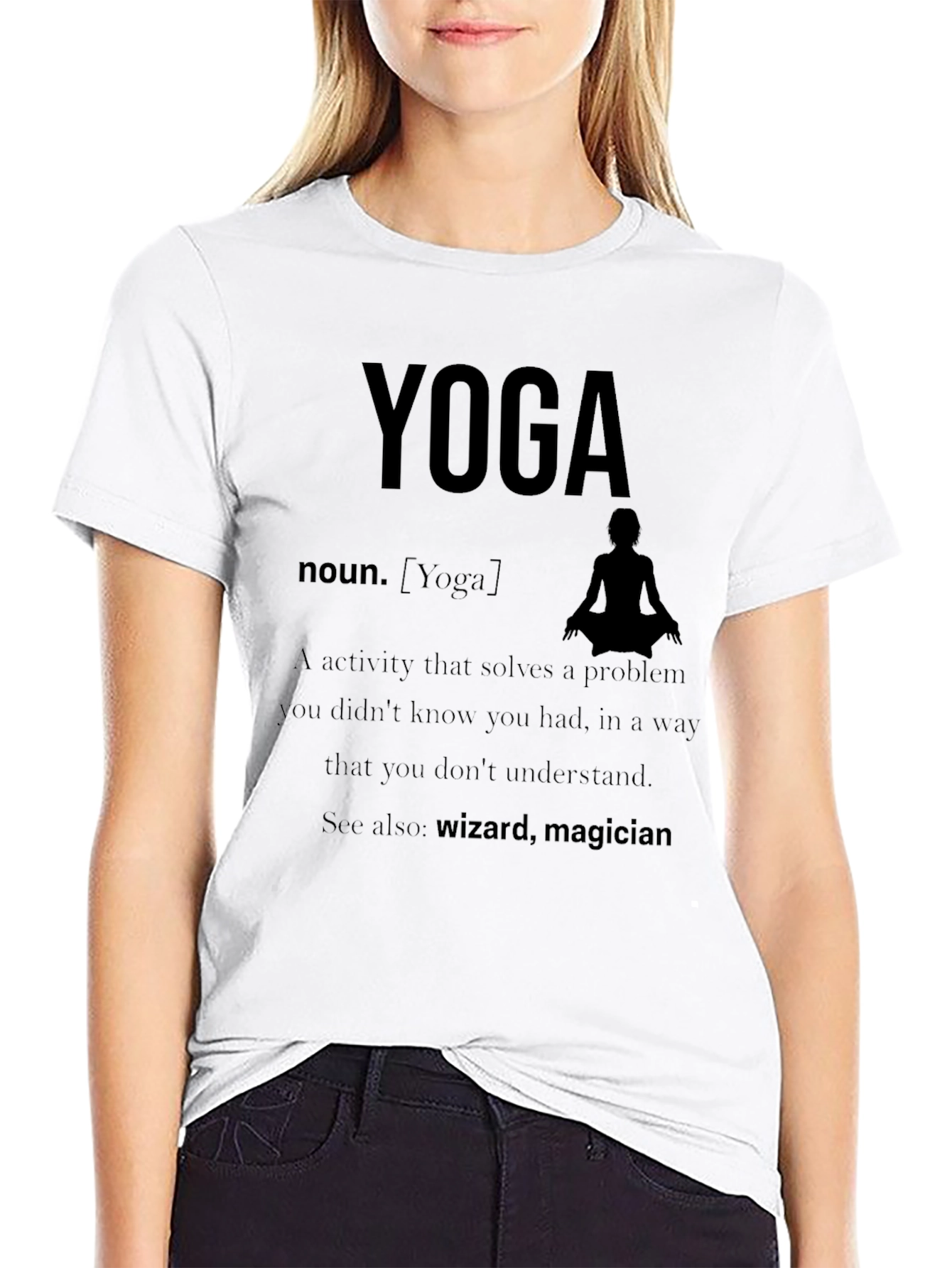 Yoga Definition Graphic Tee - Soft Cotton T-Shirt