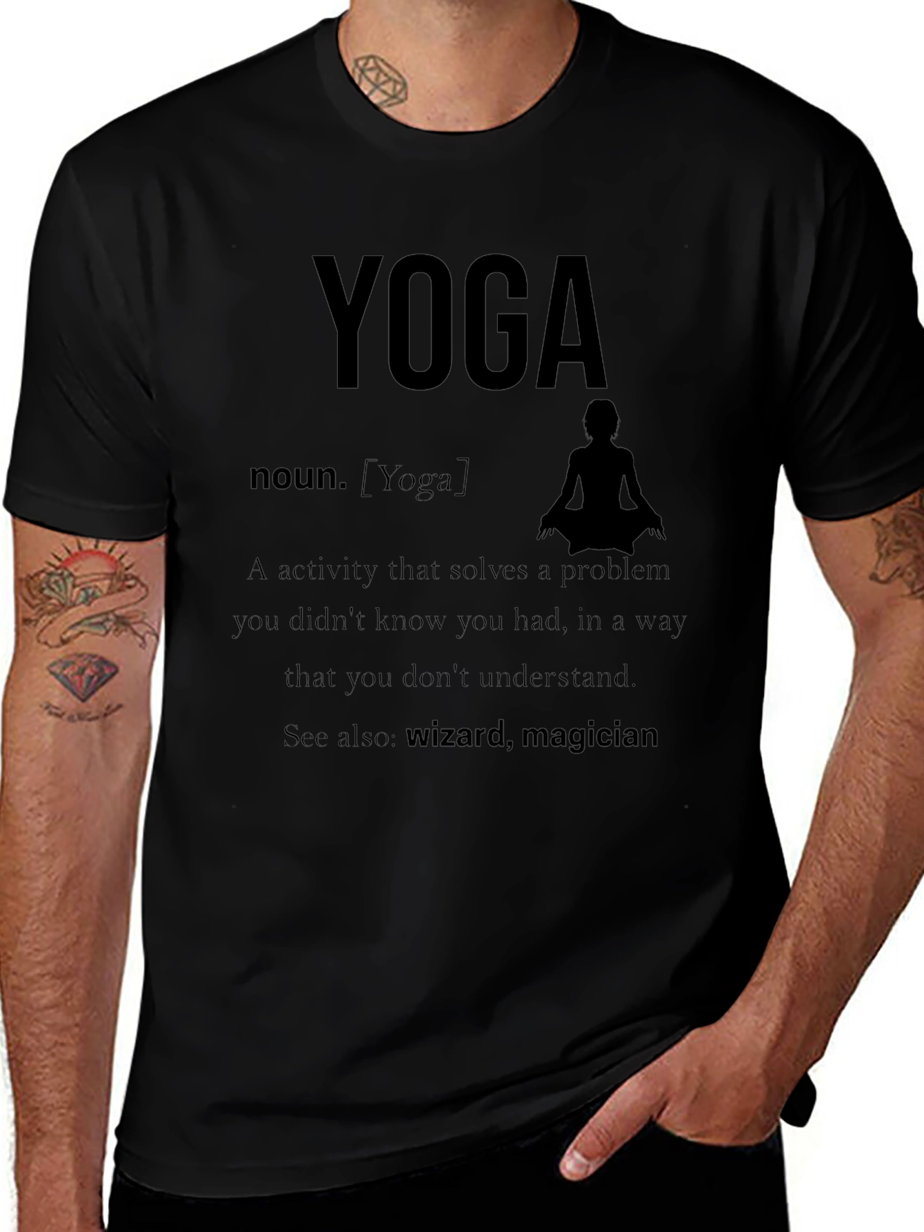 Yoga Definition Graphic Tee - Soft Cotton T-Shirt