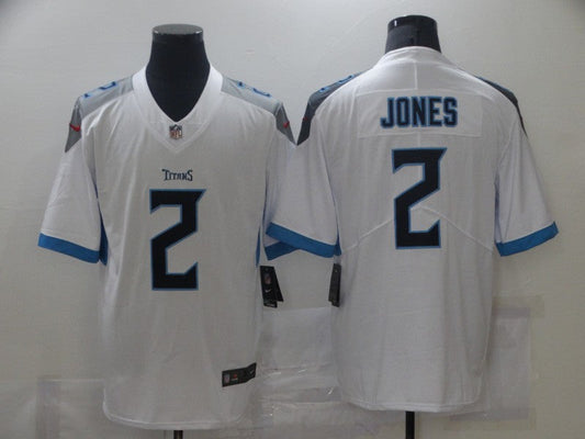 Men's Tennessee Titans Julio Jones #2 White Game Jerseys