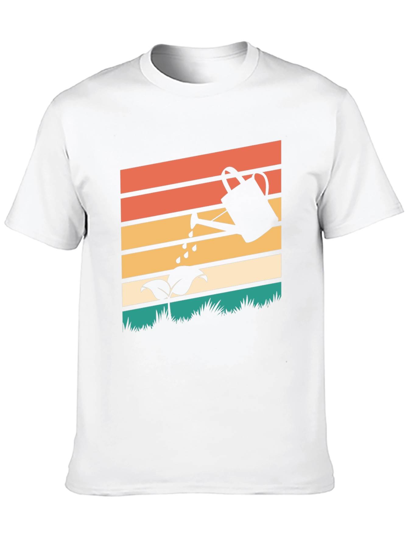 Retro Gardening T-Shirt - Plant Watering Design