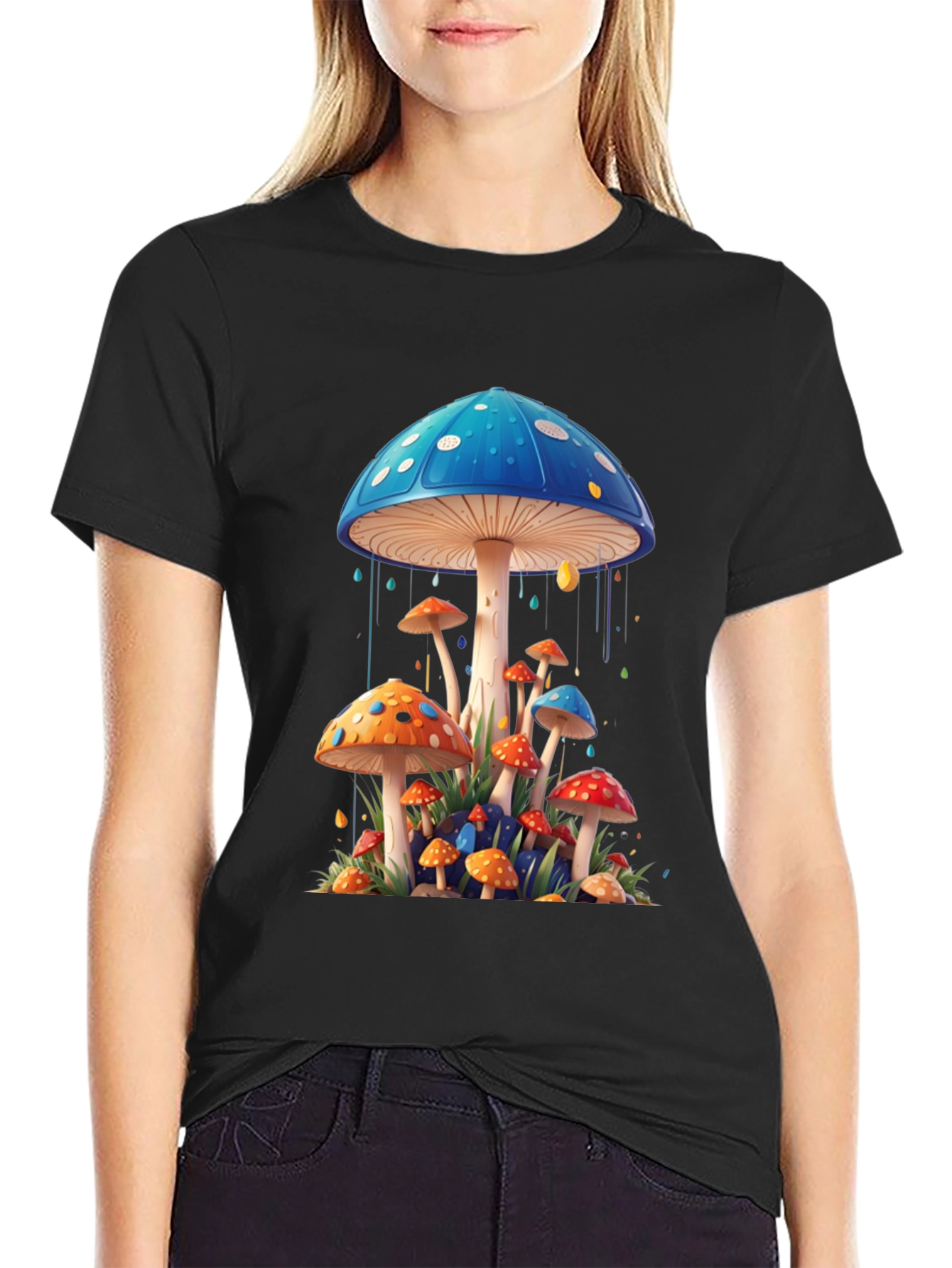 Mushroom Graphic T-Shirt - Unique Fungi Design