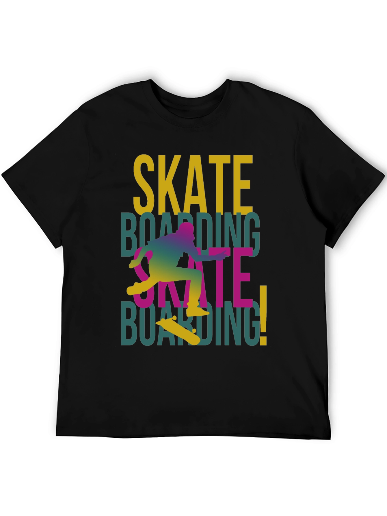 Skateboarding Graphic T-Shirt - Cool Casual Tee