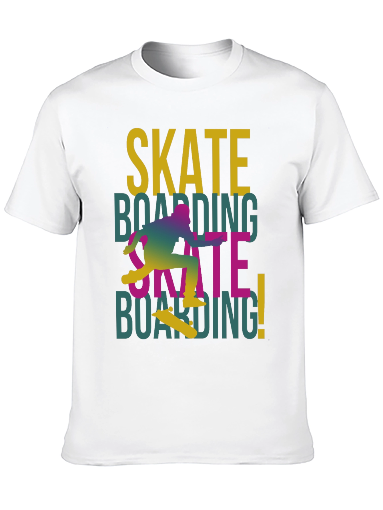 Skateboarding Graphic T-Shirt - Cool Casual Tee
