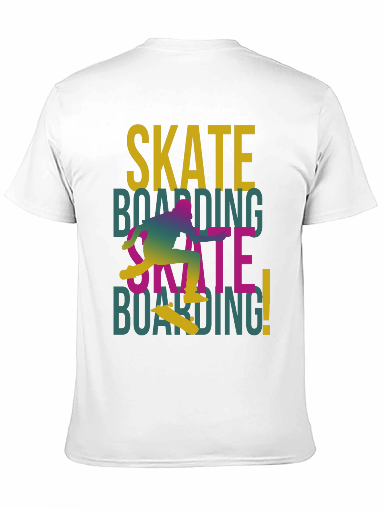 Skateboarding Graphic T-Shirt - Cool Casual Tee