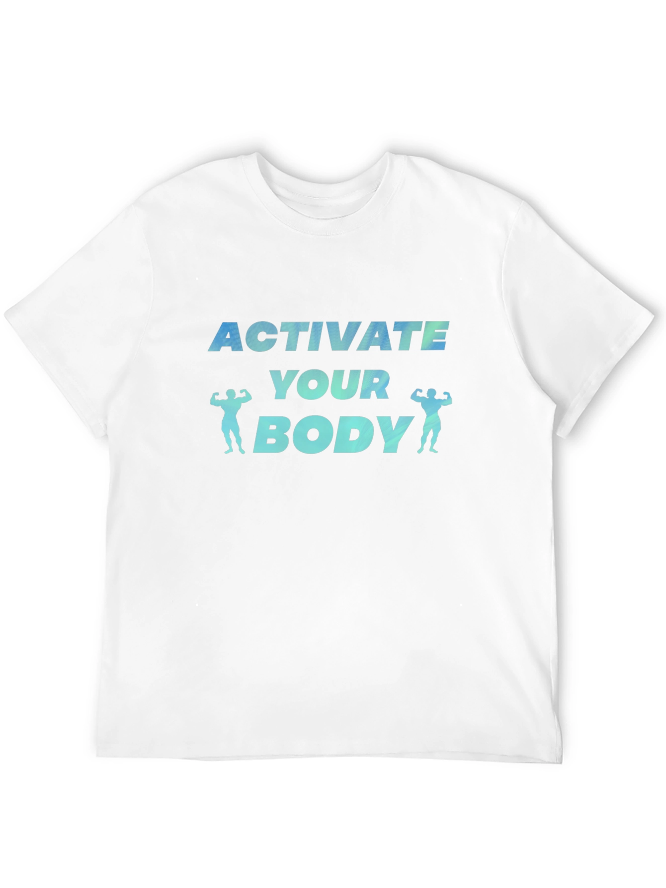 Activate Your Body Graphic Print Black T-Shirt