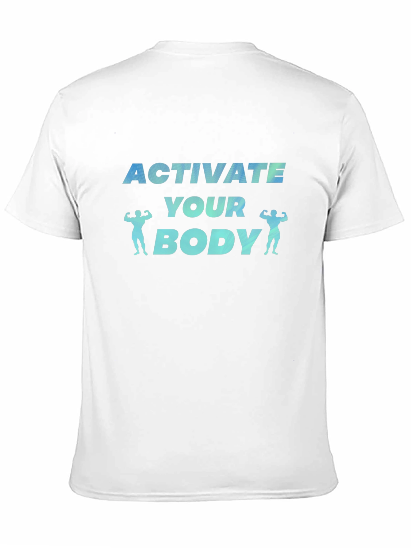 Activate Your Body Graphic Print Black T-Shirt