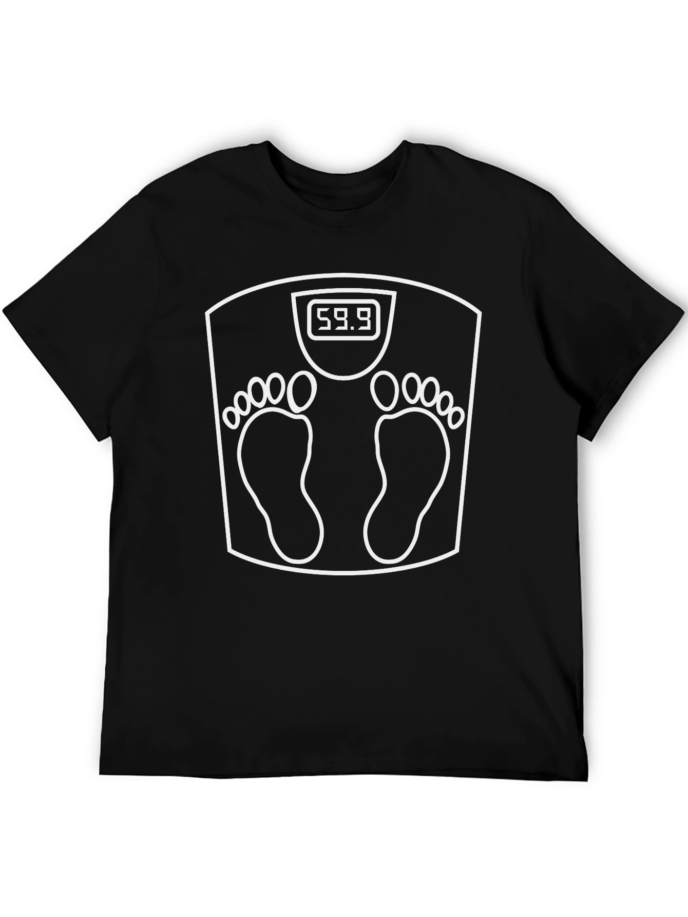 Weight Scale Funny Graphic T-Shirt