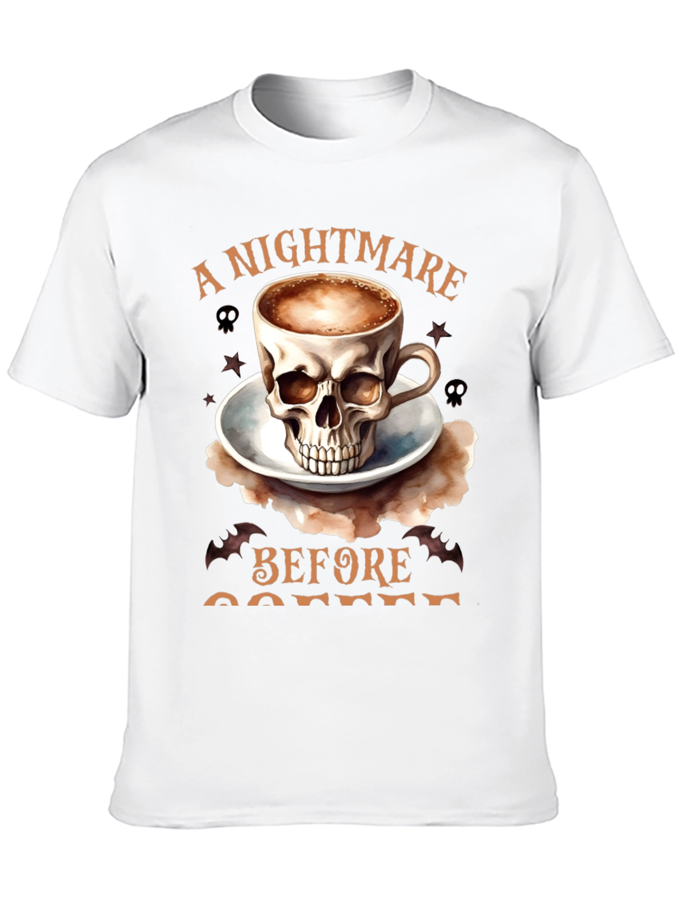 Nightmare Before Coffee Graphic T-Shirt