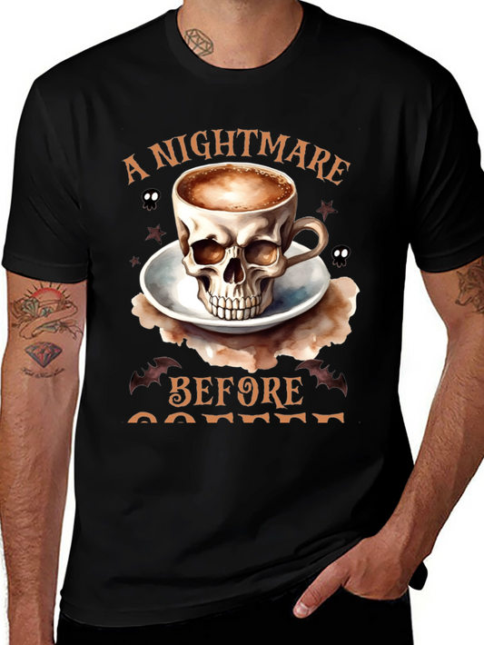 Nightmare Before Coffee Graphic T-Shirt