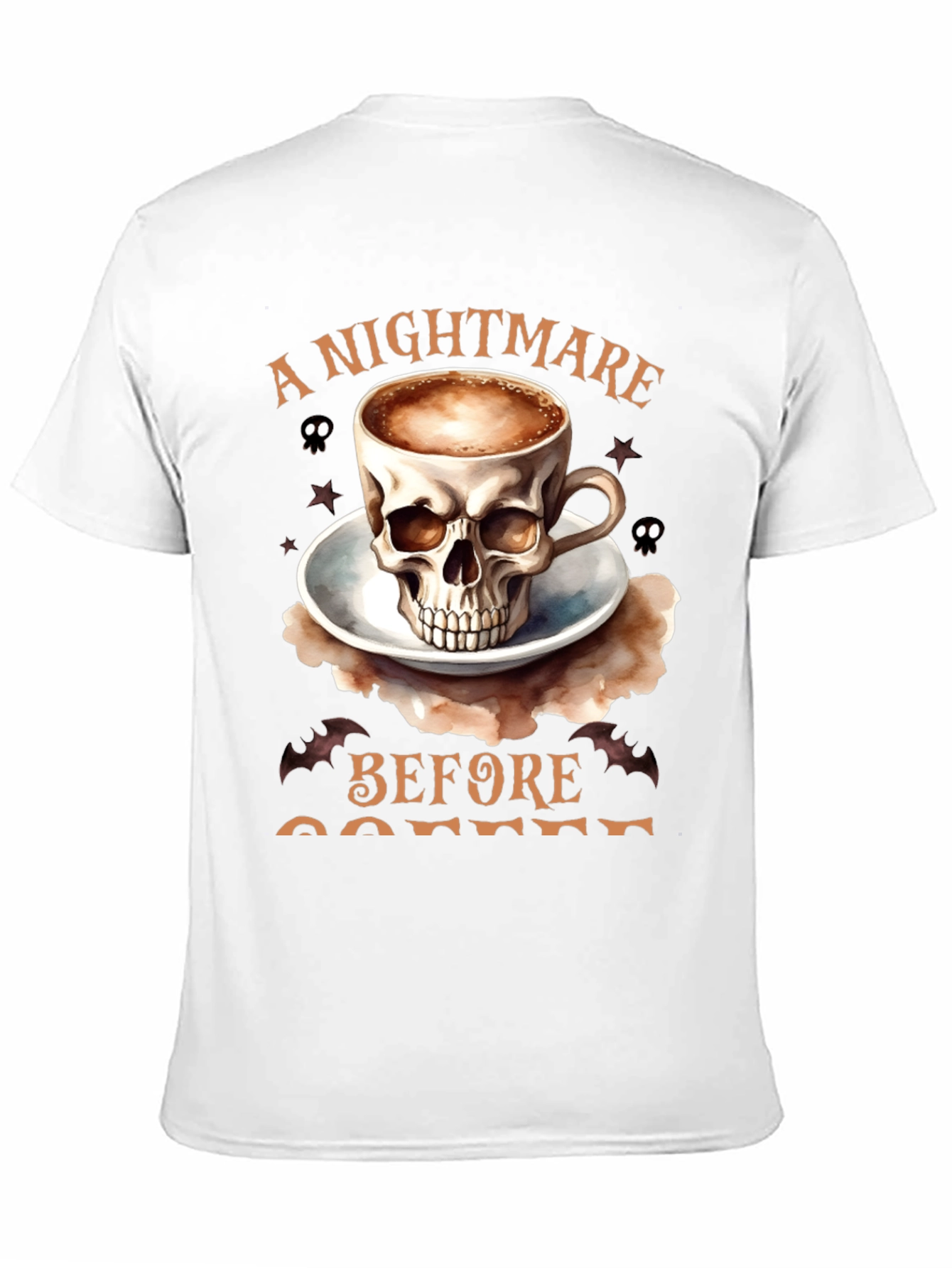 Nightmare Before Coffee Graphic T-Shirt