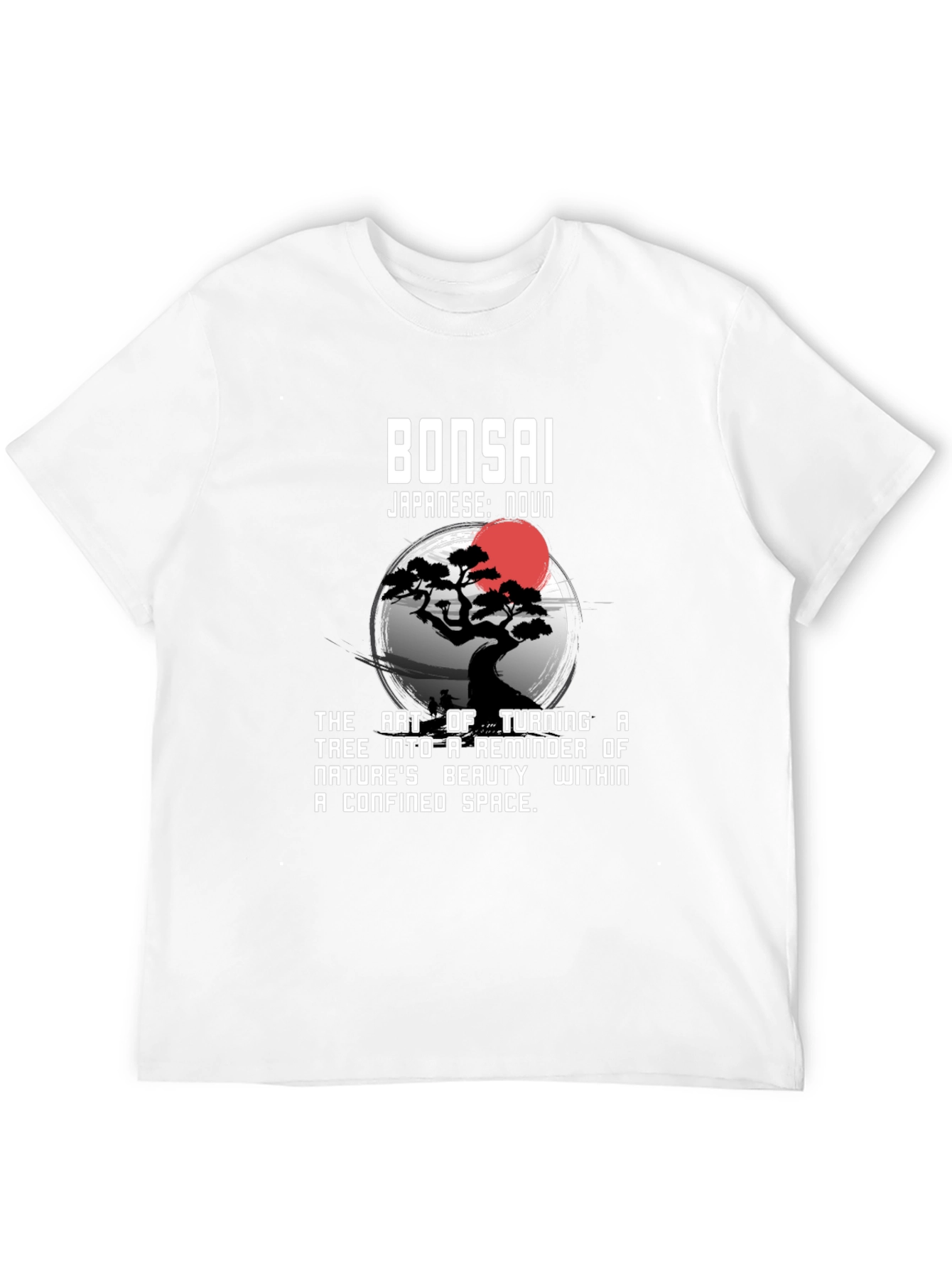 Bonsai Art Black T-Shirt