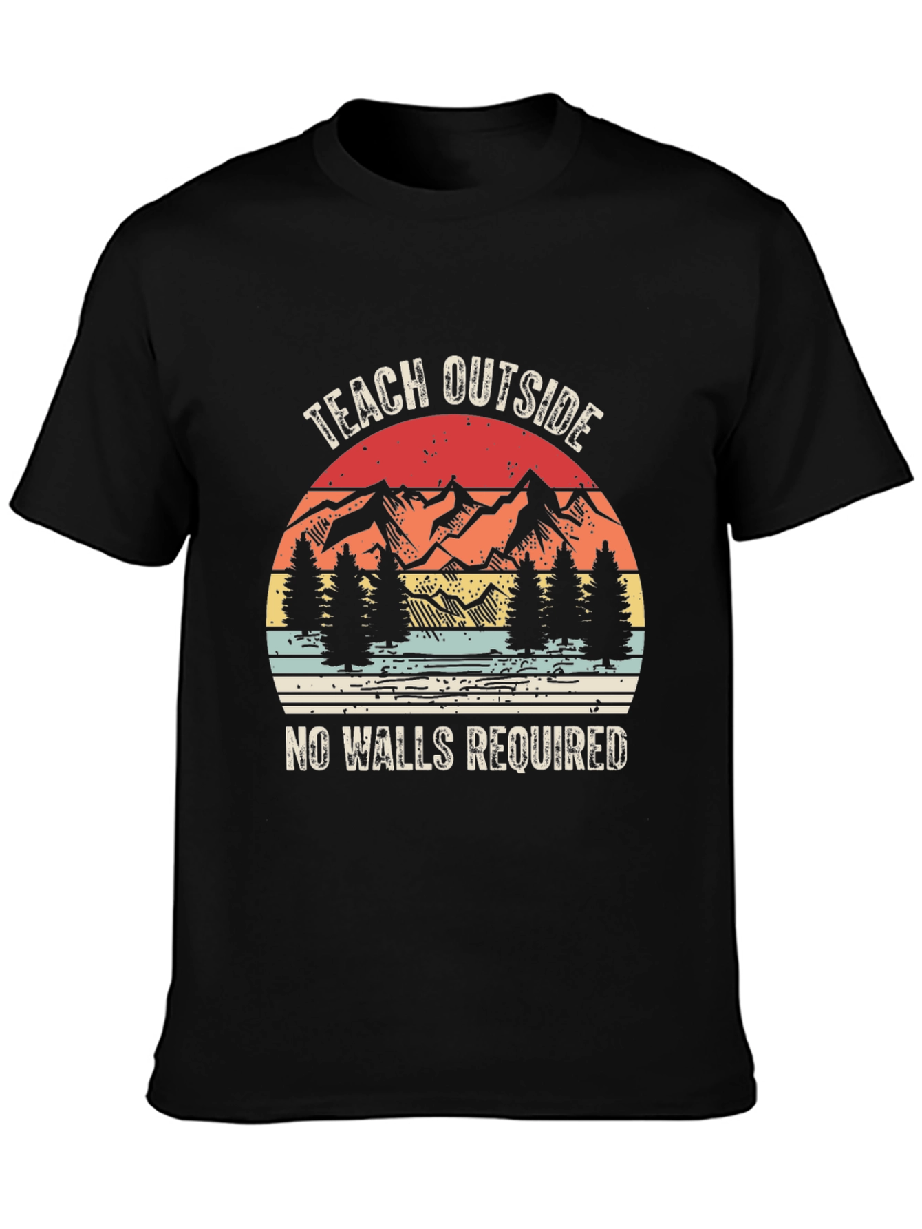 Teach Outside T-Shirt - Nature Inspired Graphic Tee
