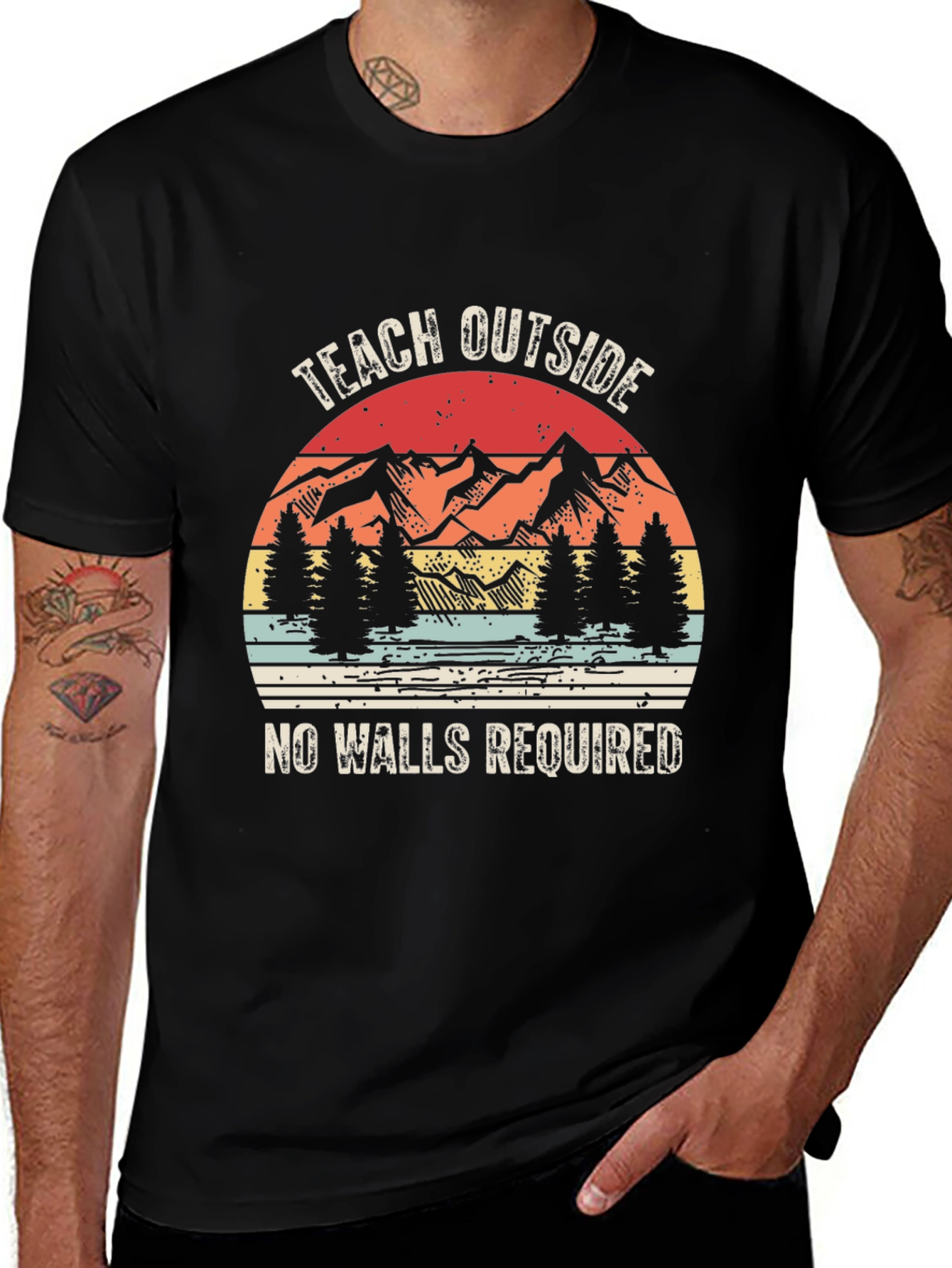 Teach Outside T-Shirt - Nature Inspired Graphic Tee