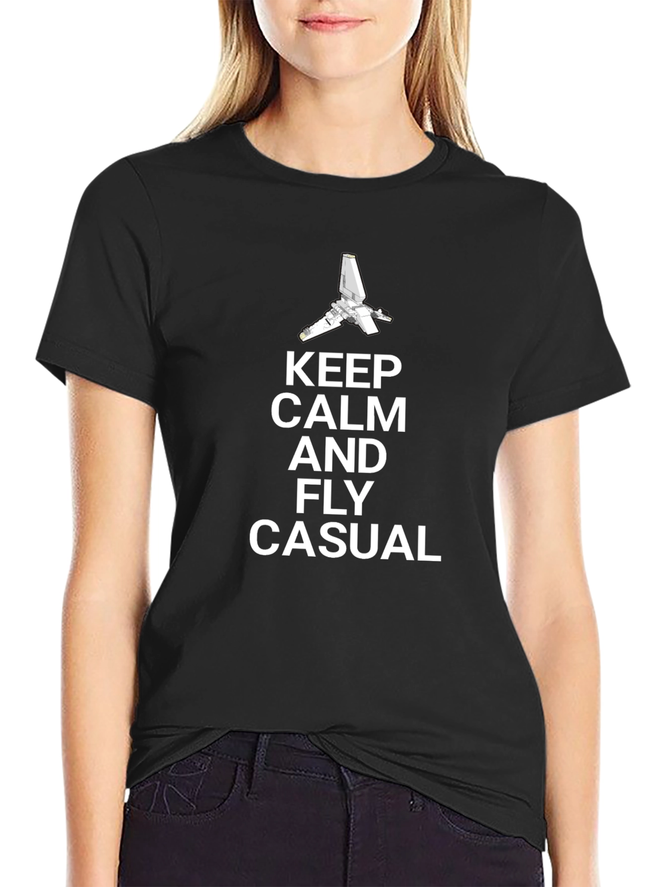 Keep Calm and Fly Casual T-Shirt