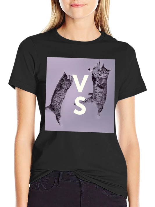 Cats VS T-Shirt - Funny Feline Graphic Tee