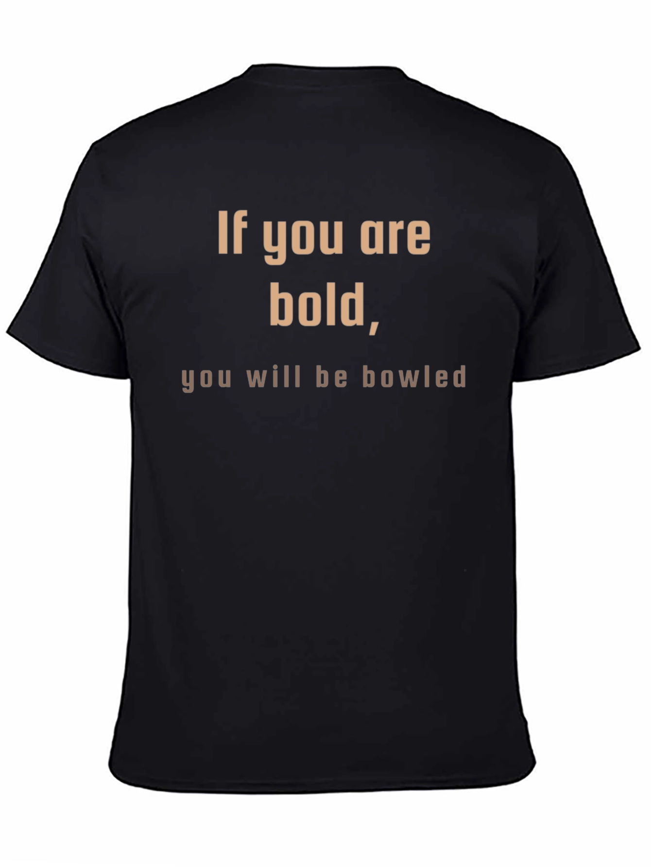 Bold Statement Black T-Shirt