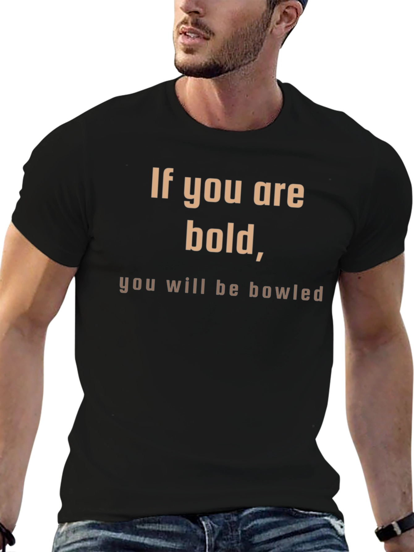 Bold Statement Black T-Shirt