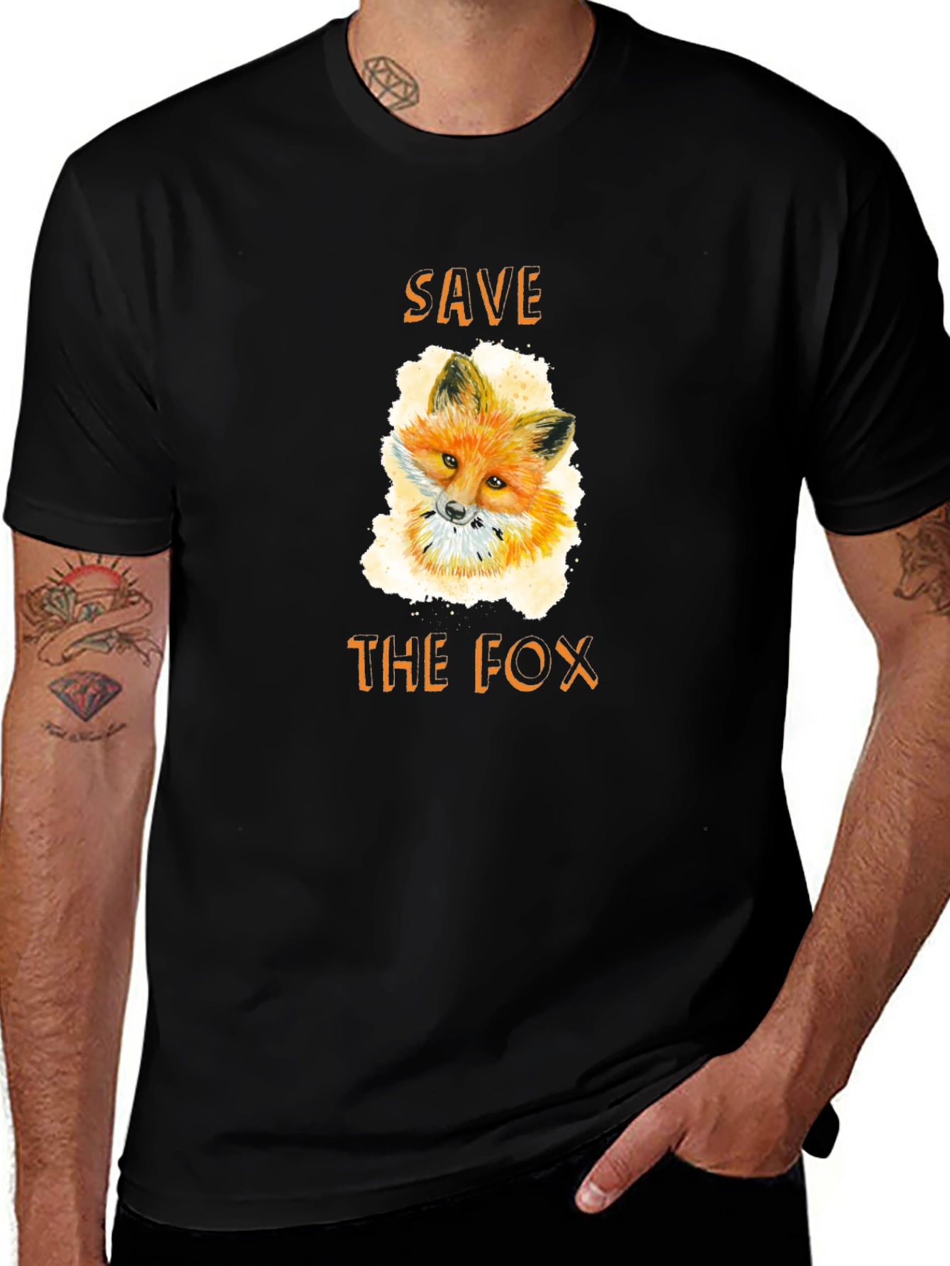 Save the Fox T-Shirt - Animal Lover Tee