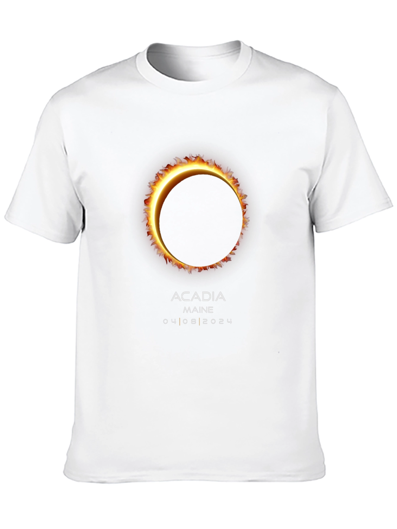 Total Solar Eclipse Acadia Maine 2024 T-Shirt