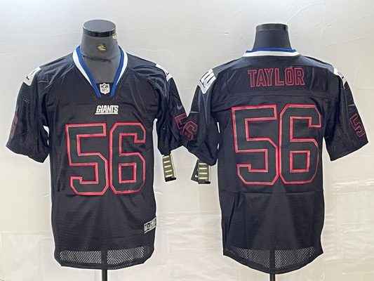 Men's New York Giants Lawrence Taylor #56 Black Player Jerseys