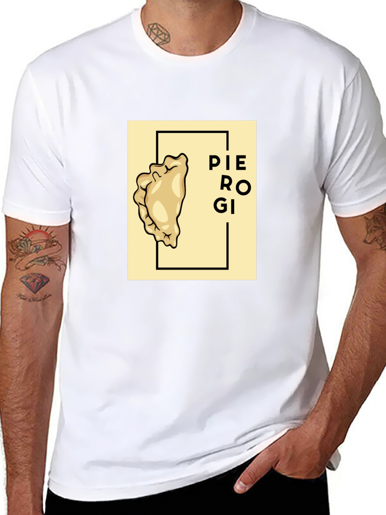 Pierogi Graphic T-Shirt - Unisex Crew Neck