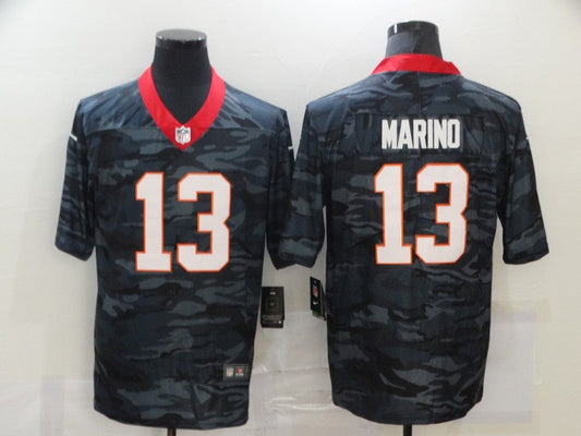 Men's Miami Dolphins Dan Marino #13 Gray Camouflage Game Jerseys