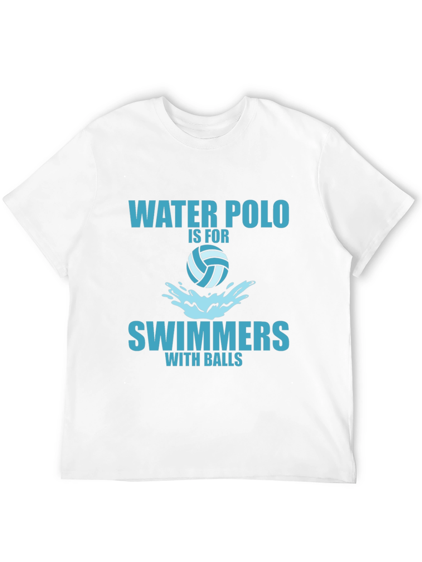 Water Polo Swimmers with Balls Graphic Tee