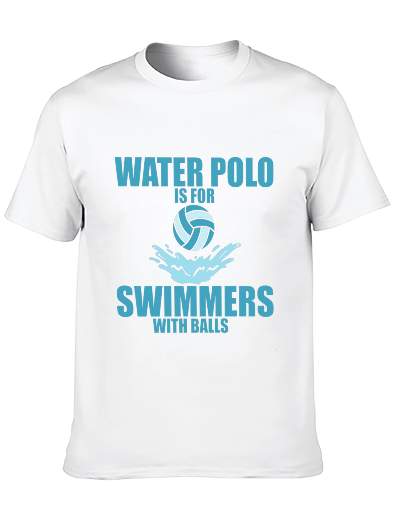 Water Polo Swimmers with Balls Graphic Tee