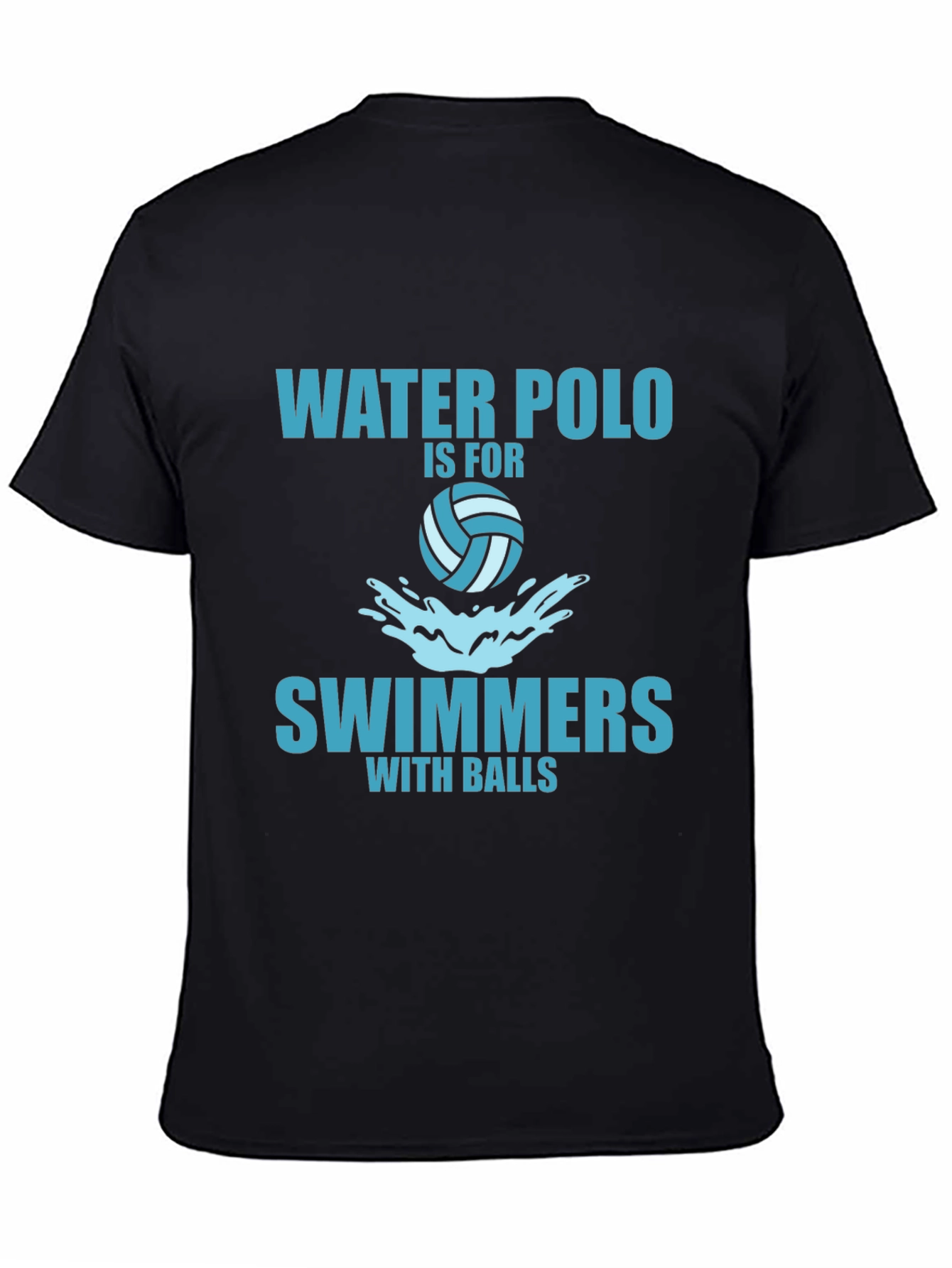 Water Polo Swimmers with Balls Graphic Tee