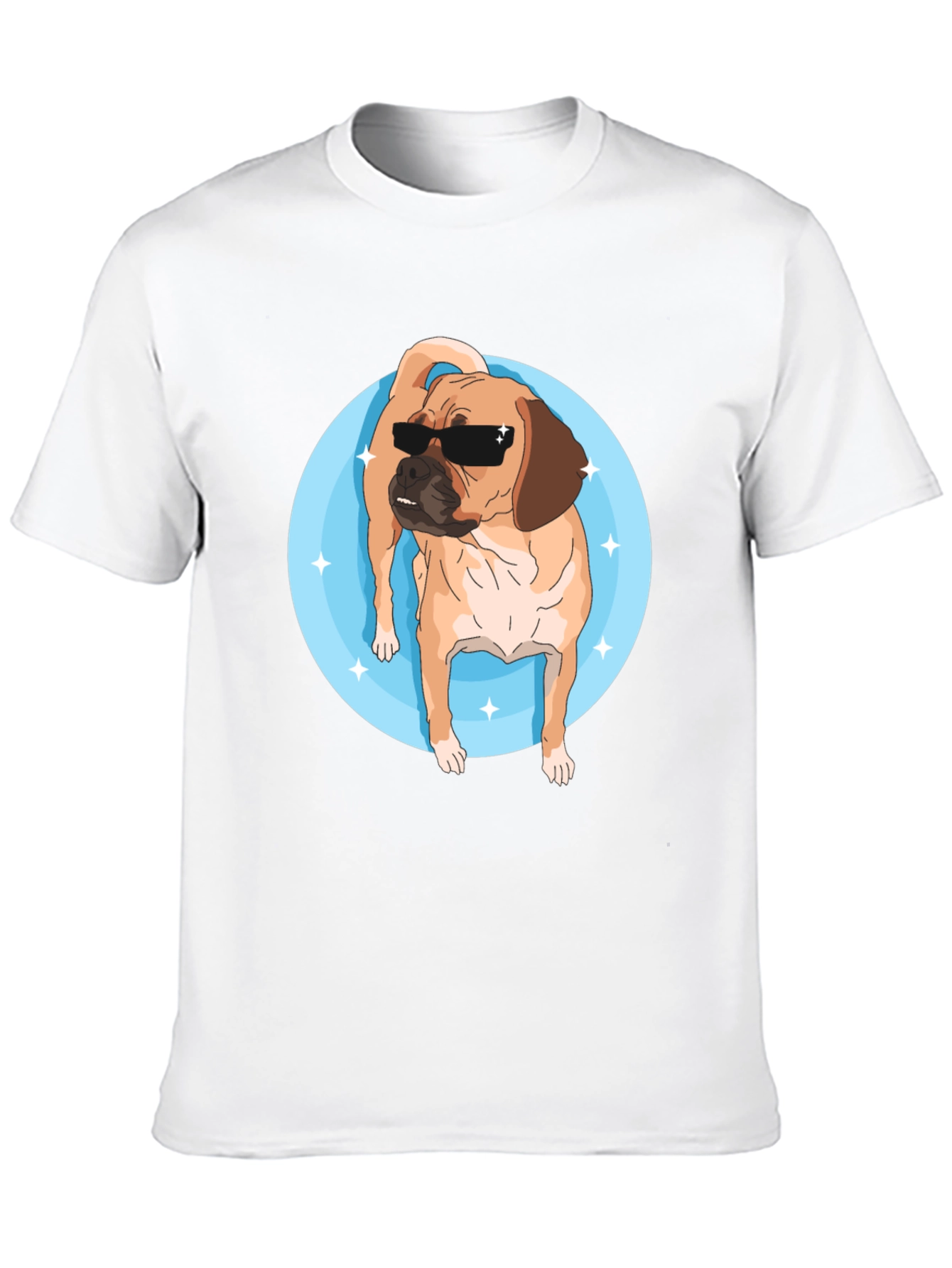 Cool Pug T-Shirt - Black Graphic Tee