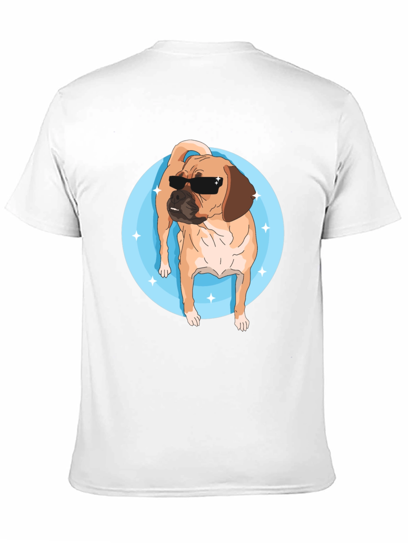 Cool Pug T-Shirt - Black Graphic Tee