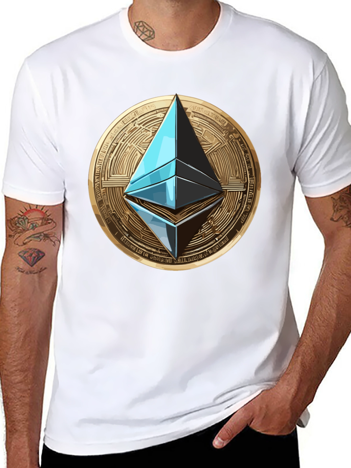Ethereum Crypto Black T-Shirt