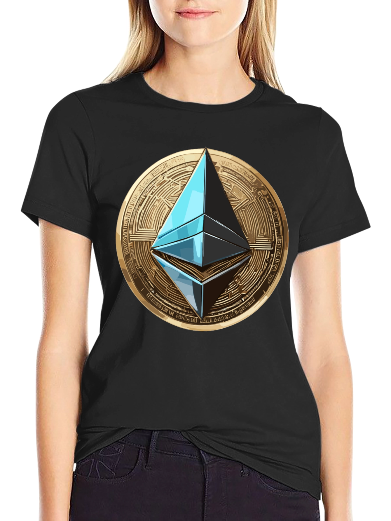 Ethereum Crypto Black T-Shirt