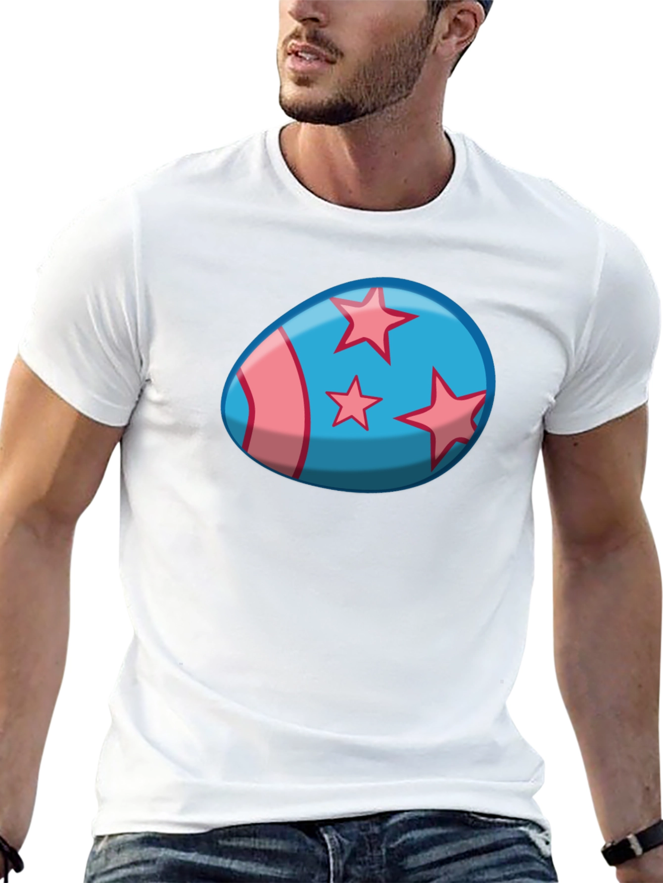 Starry Egg Graphic Tee - Stylish Casual Wear