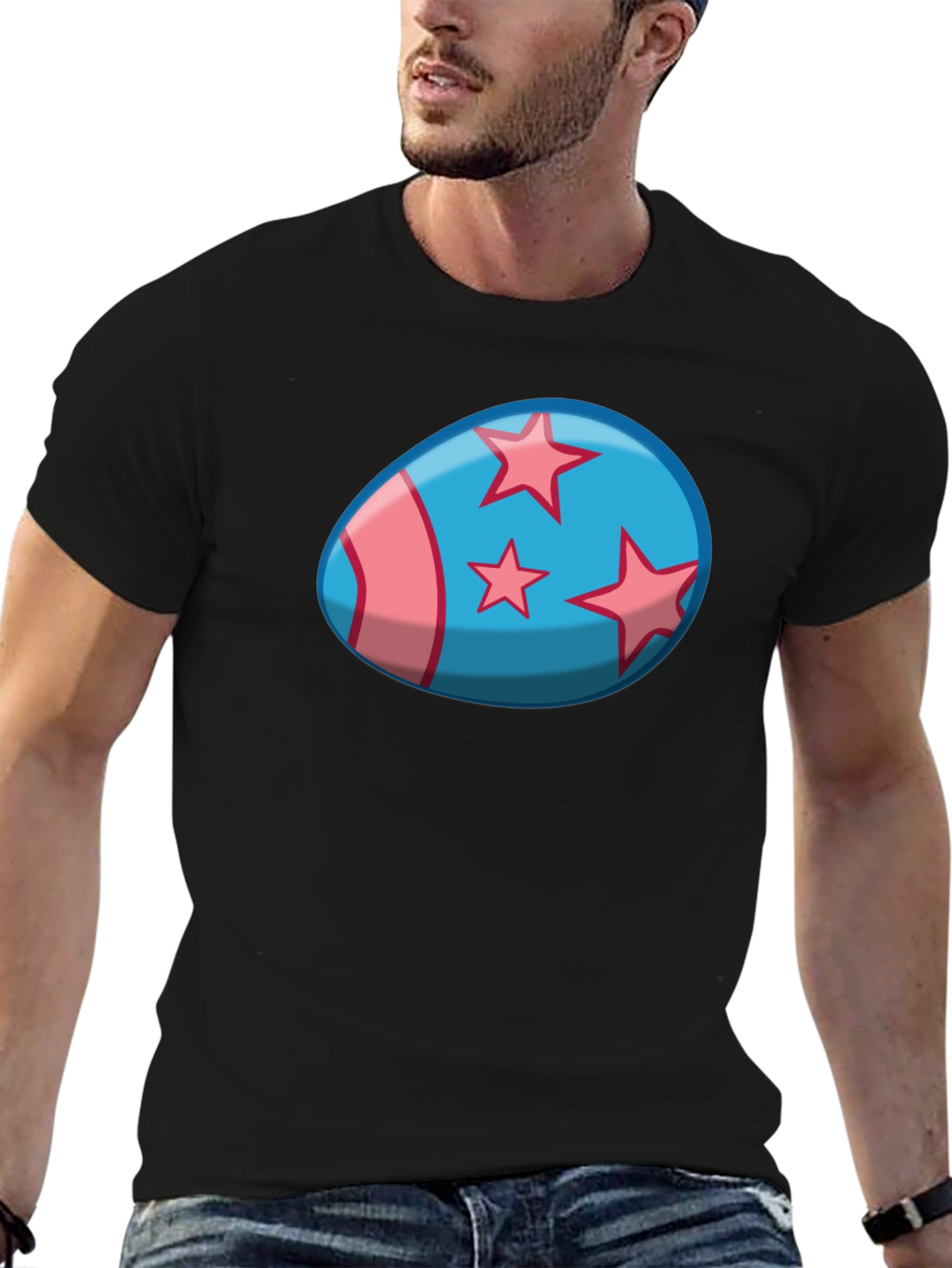 Starry Egg Graphic Tee - Stylish Casual Wear
