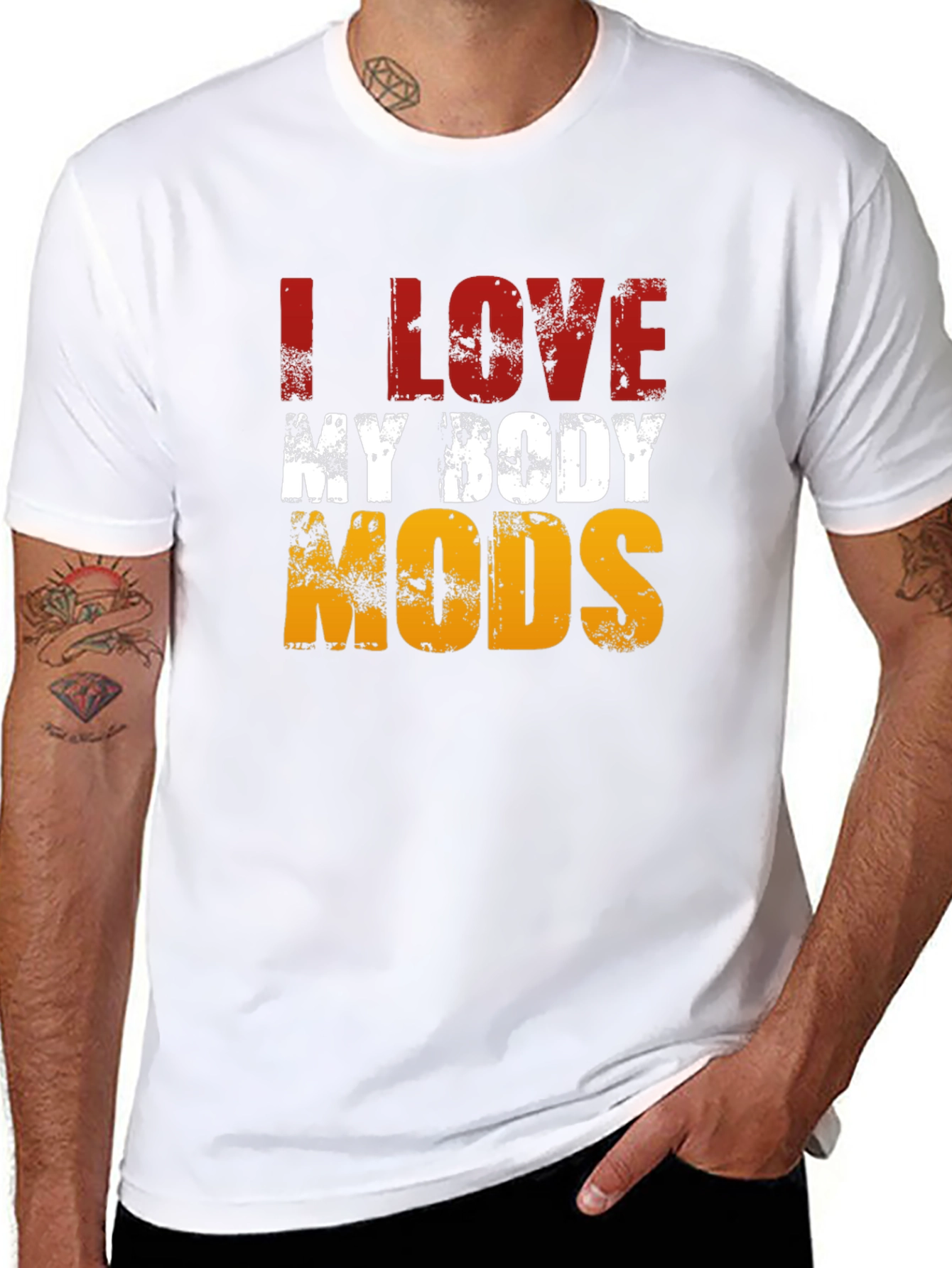 I LOVE MY BODY MODS Graphic T-Shirt
