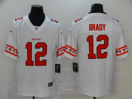 Men's Tampa Bay Buccaneers #12 Tom Brady White Player Game Jerseys