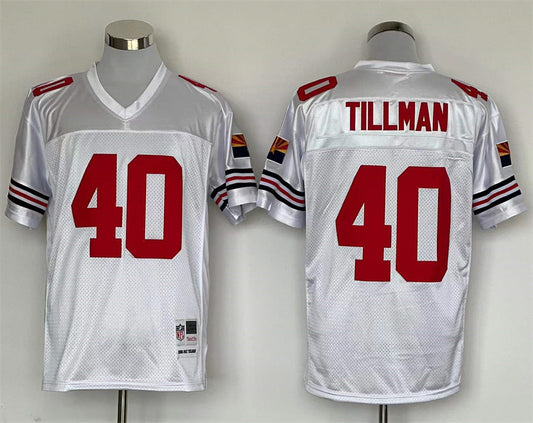 Men's Arizona Cardinals Pat Tillman Mitchell & Ness White Legacy Replica Jerseys