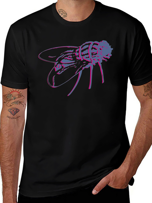 Fly Graphic Black T-Shirt - Bold & Unique Design