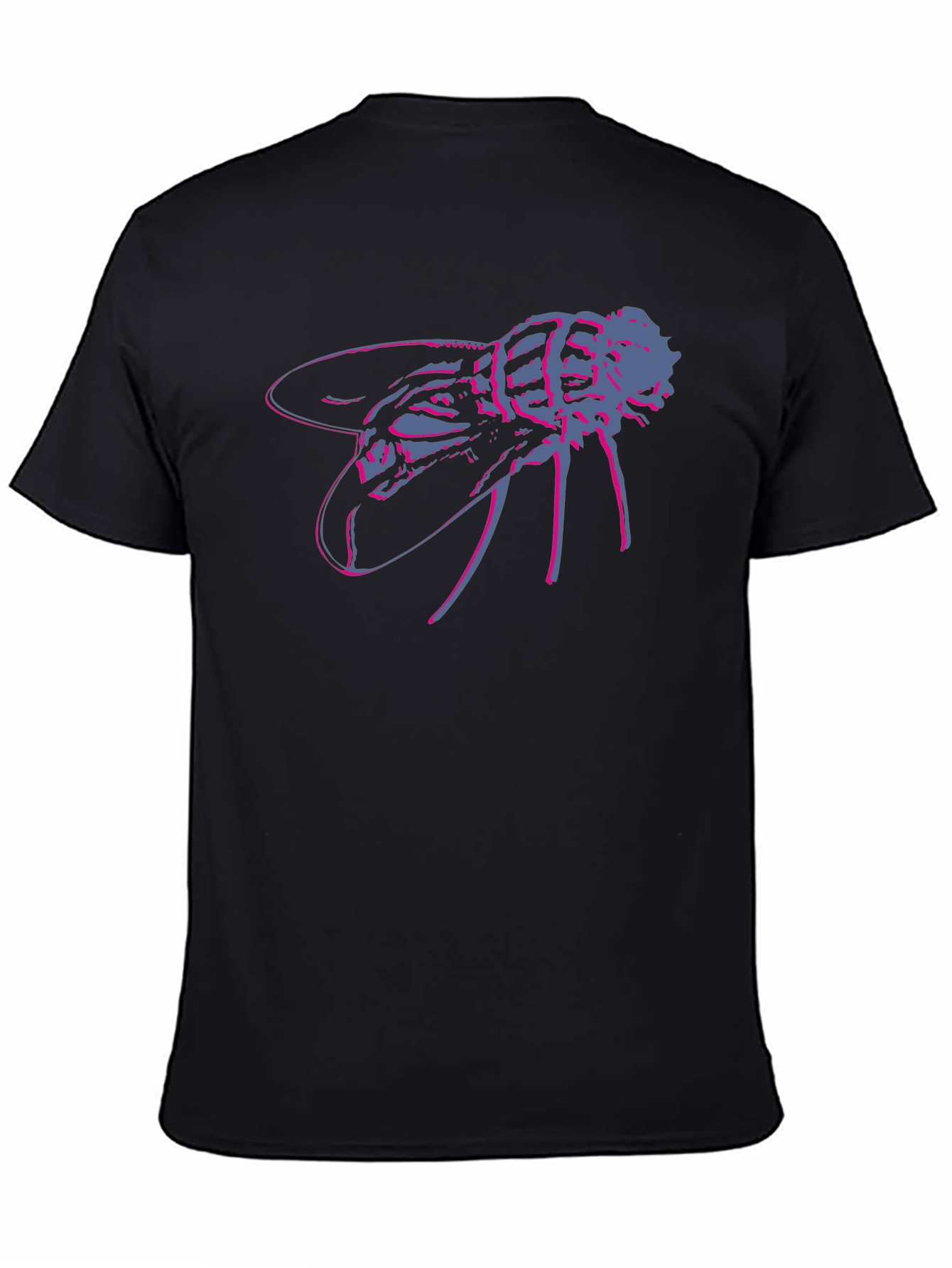Fly Graphic Black T-Shirt - Bold & Unique Design