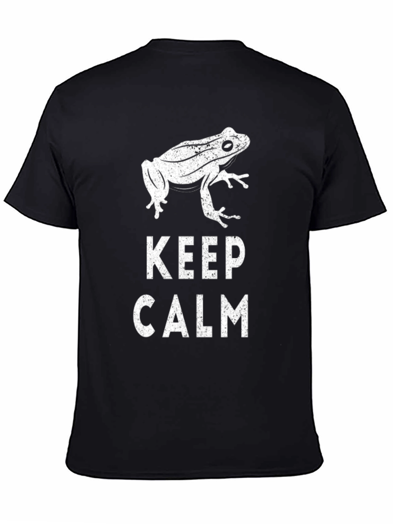 Keep Calm Frog T-Shirt - Relaxed Casual Style