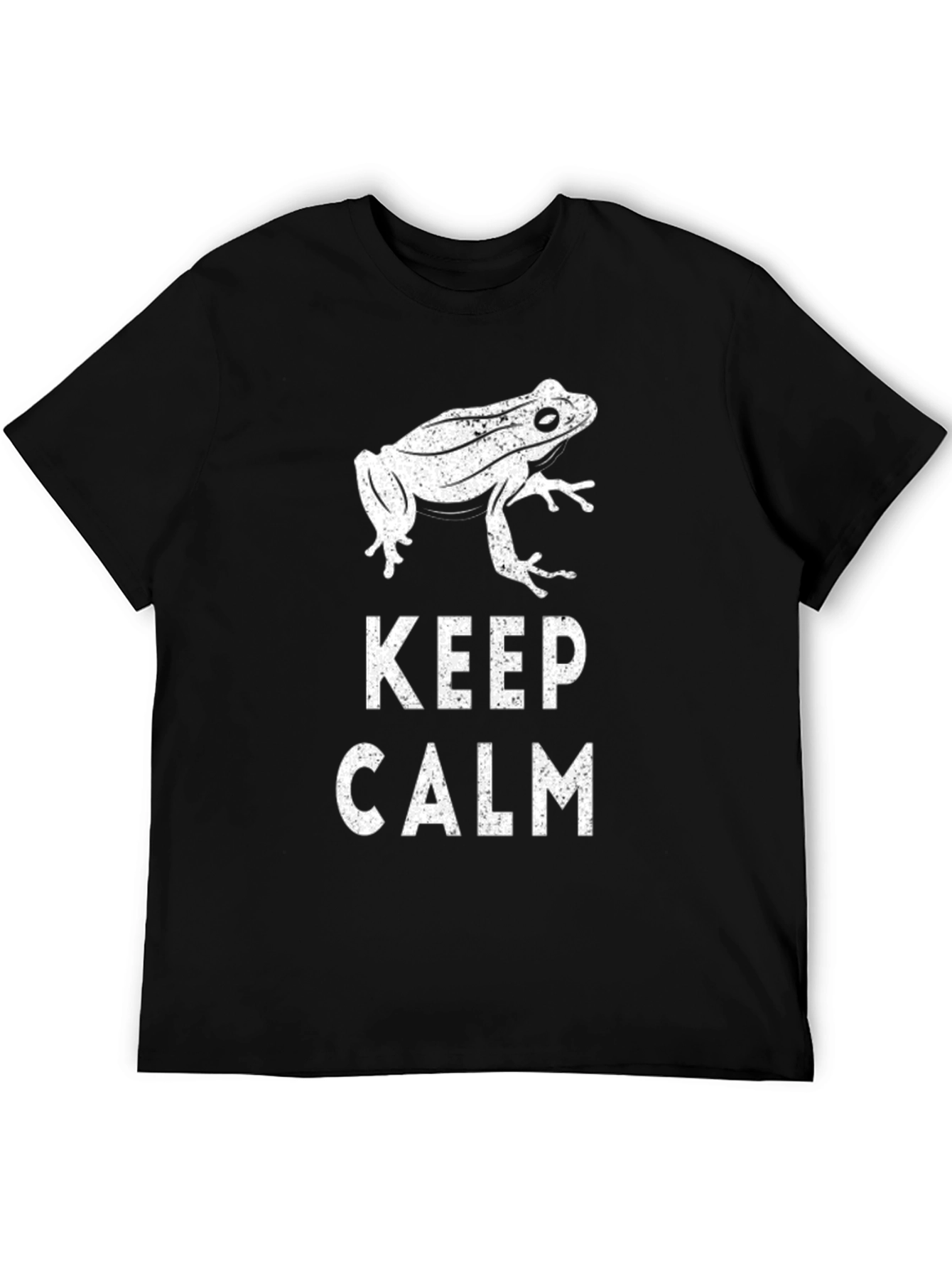 Keep Calm Frog T-Shirt - Relaxed Casual Style