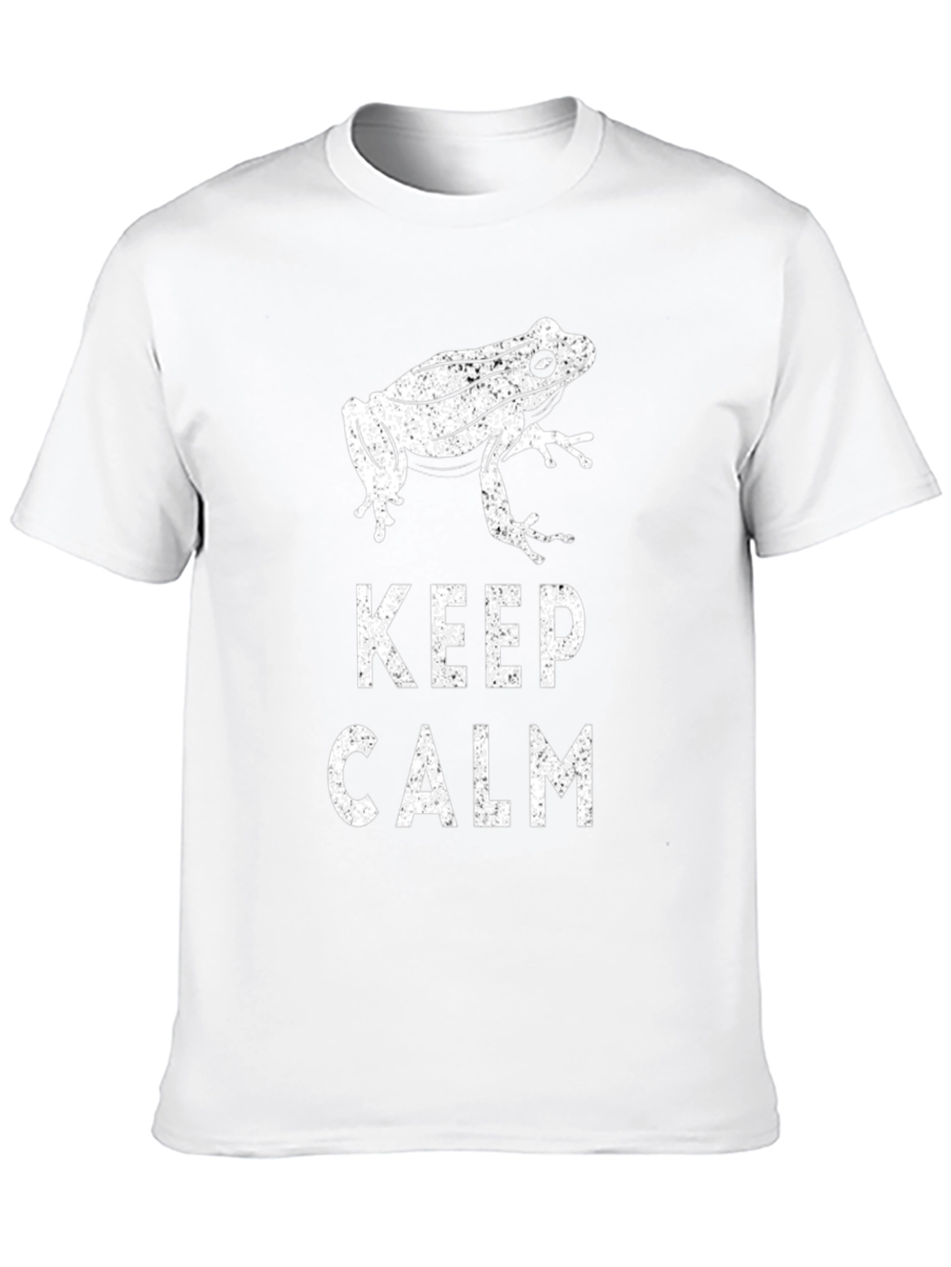 Keep Calm Frog T-Shirt - Relaxed Casual Style