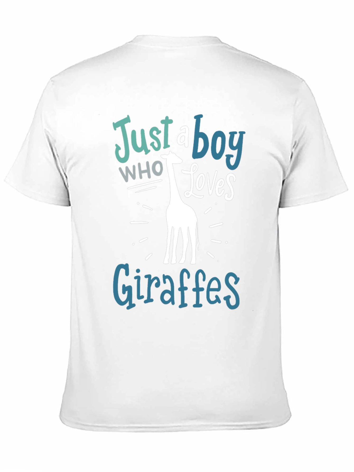 Boys Giraffe Lover Graphic T-Shirt