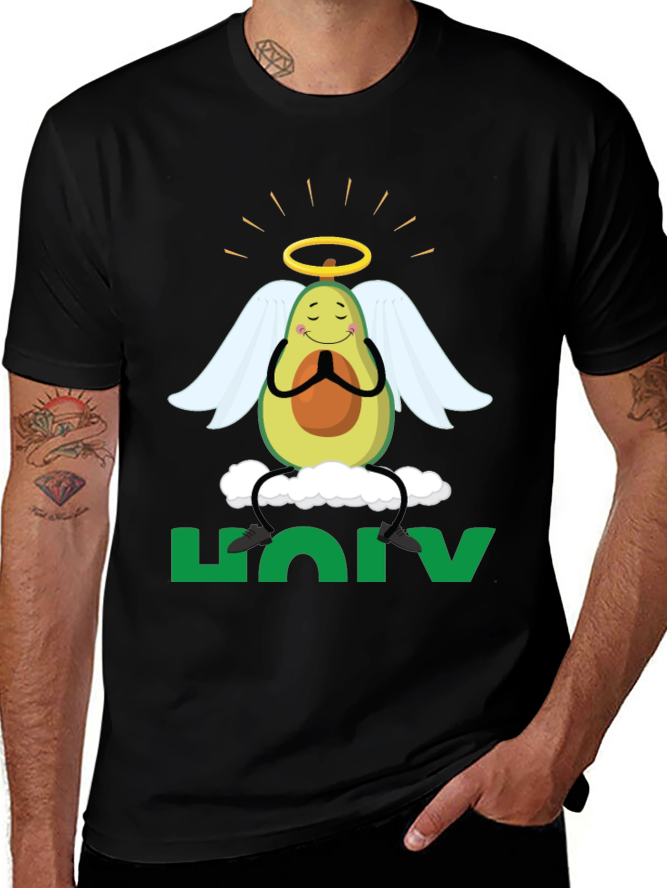 Holy Guacamole T-Shirt Funny Avocado Graphic Tee