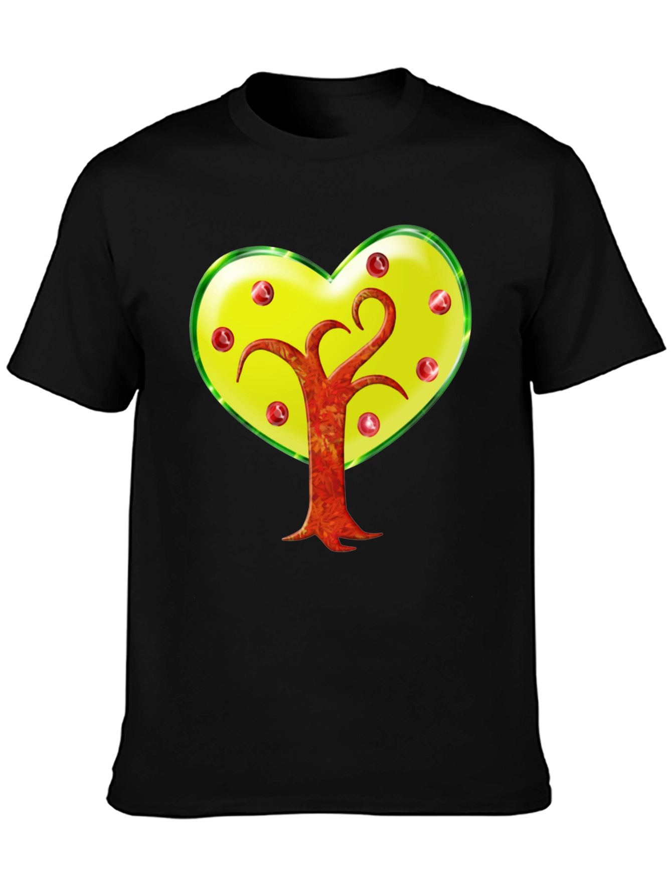 Heart Tree Graphic Tee - Stylish Casual Wear